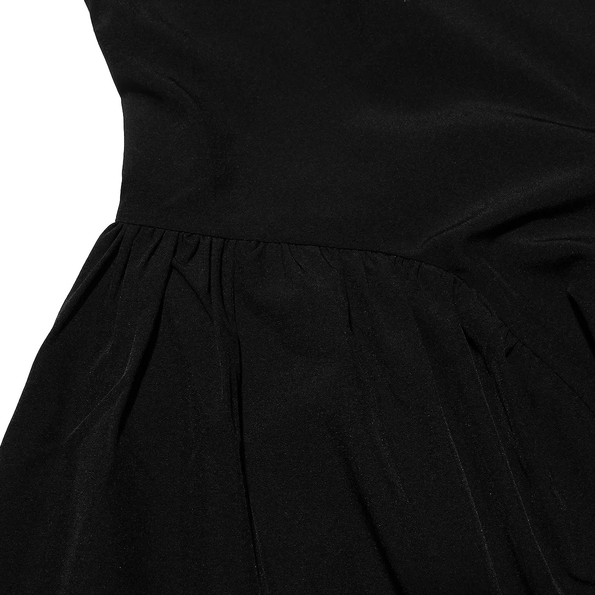 Black Flare Mini Dress