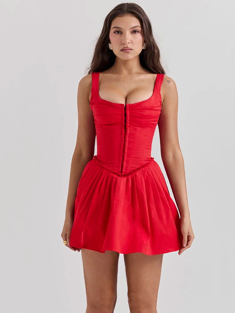 Corset A-Line Mini Dress