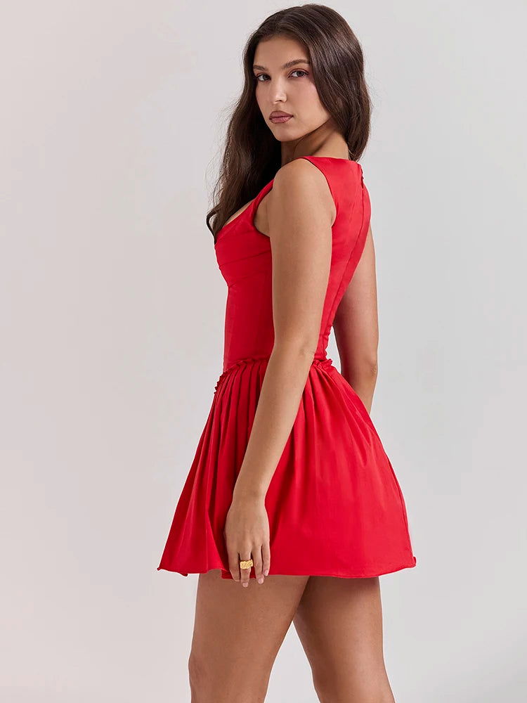 Corset A-Line Mini Dress