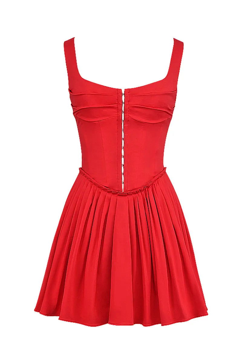 Corset A-Line Mini Dress