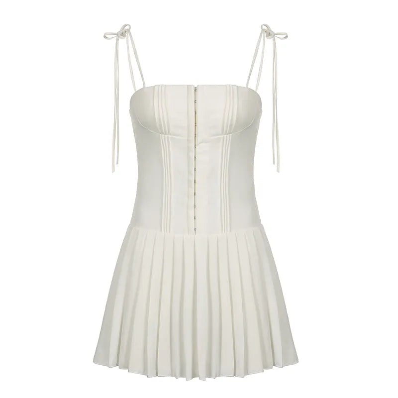 Corset White Mini Dress