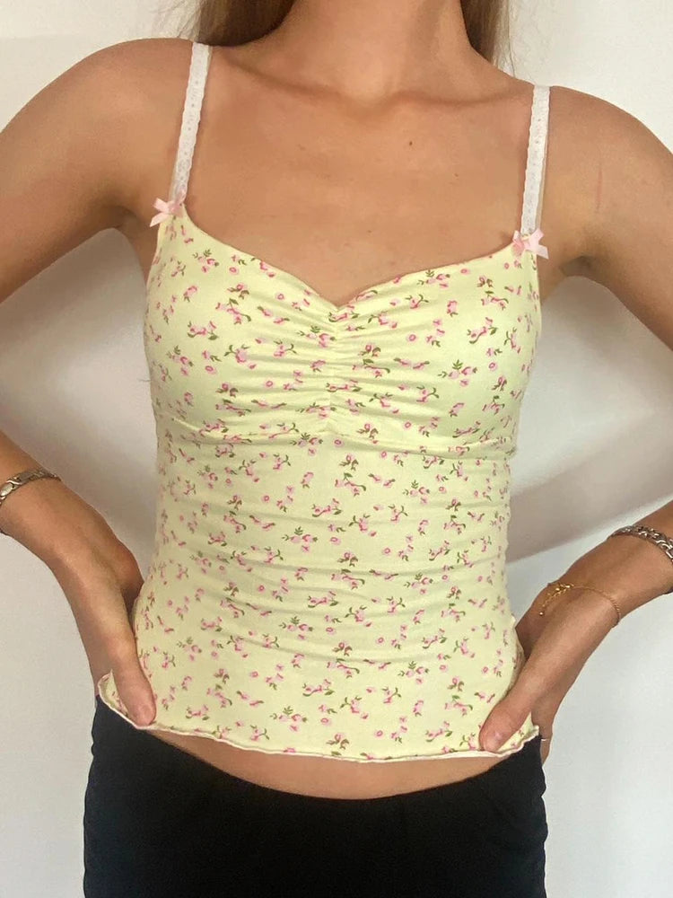 Yellow Floral Top