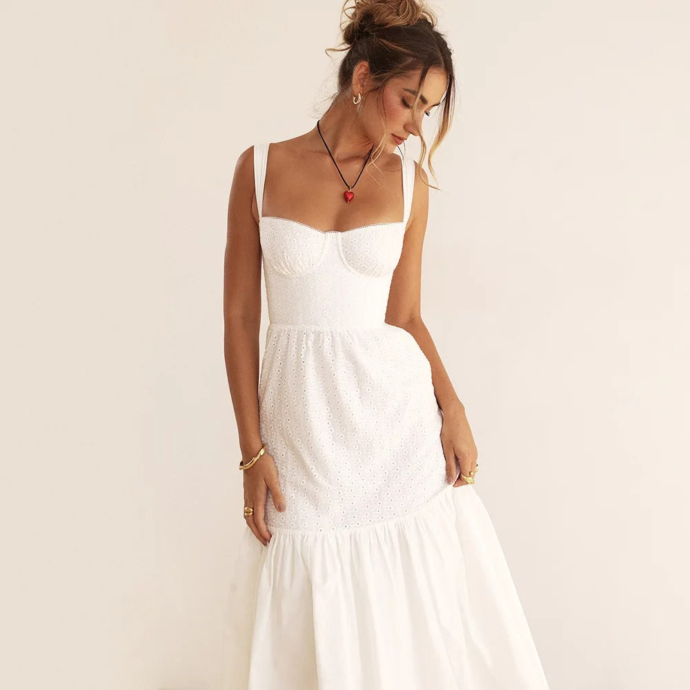 White Midi Dress