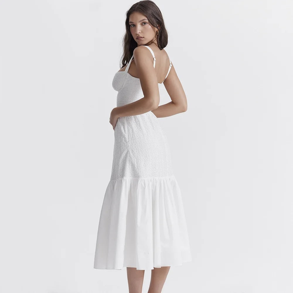 White Midi Dress