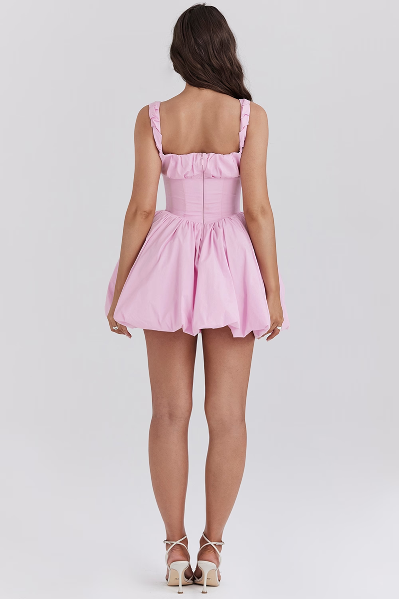 A-Line Tulle Mini Dress